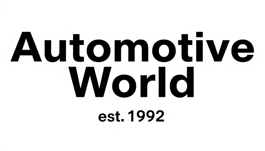 Logo of Automotive World, est. 1992