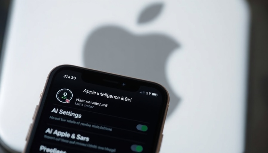 Close-up of iOS AI priority settings on a smartphone screen.