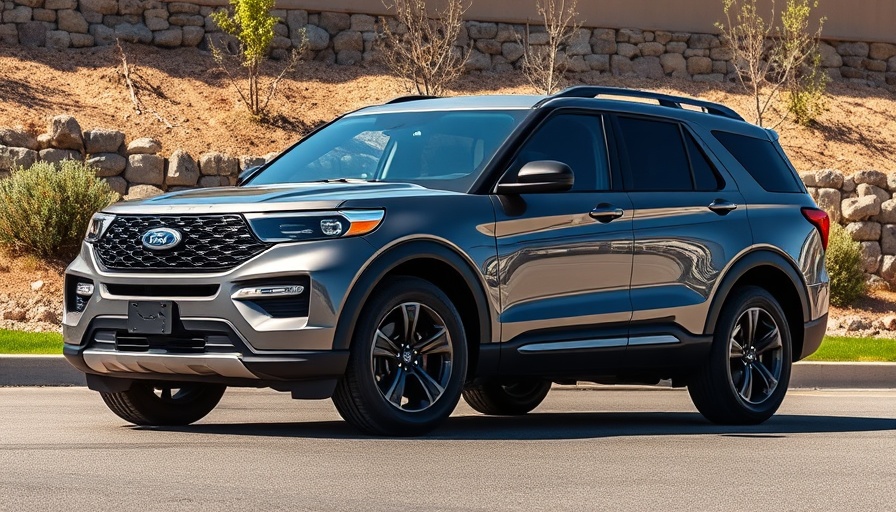 2026 Ford Explorer Tremor SUV parked on sunny day.
