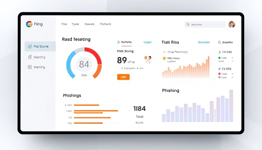 AI cyberattack simulation platform UI showcasing risk and performance metrics.