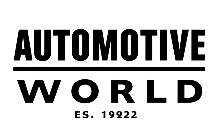 Automotive World logo from 1992, Toyota patent ranking context.