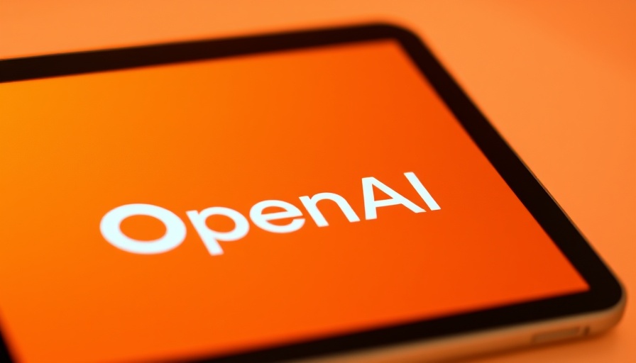 OpenAI logo on tablet screen, highlighting ChatGPT revenue growth 2025.