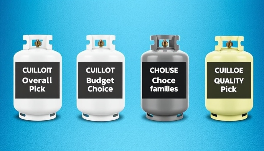 Top propane tanks for RVing comparison 2025 with four options.