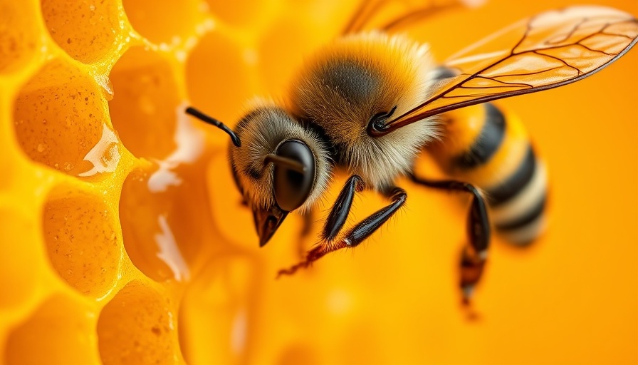 Illustration of a bee near honeycomb symbolizing Cyberattacks by AI agents