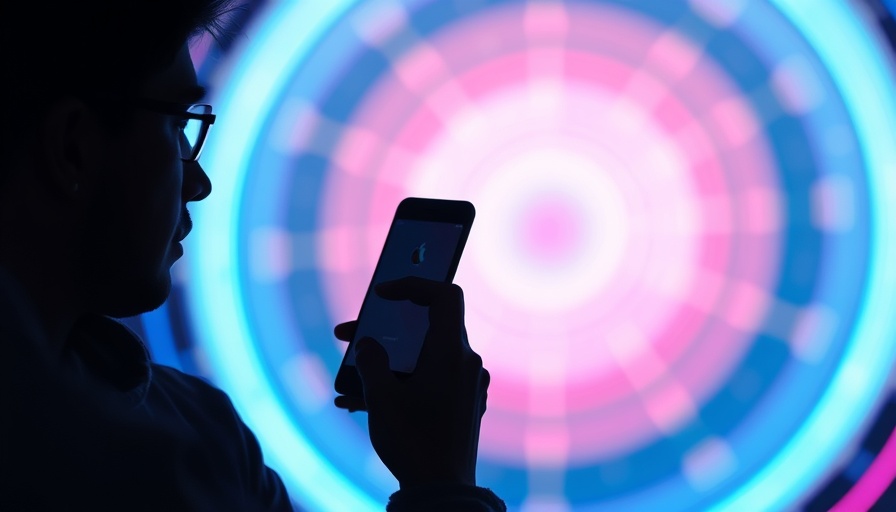 Silhouette engaging with Meta AI Button inspired by WhatsApp in futuristic scene