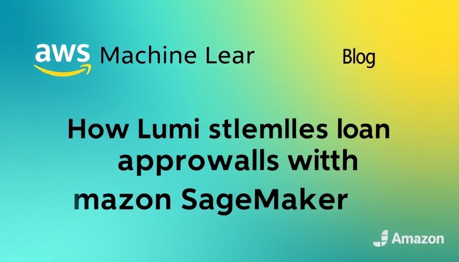 Streamlined loan approvals with AI, Amazon SageMaker blog banner.