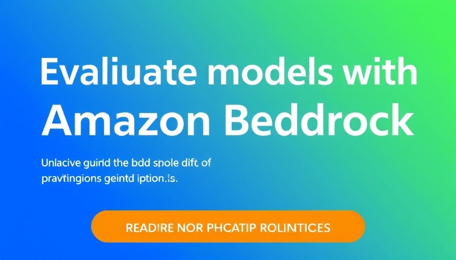 Amazon Bedrock Evaluations for AI Models: AWS machine learning banner