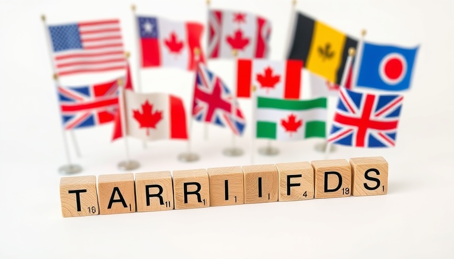 International flags and tariffs blocks impact car dealers.
