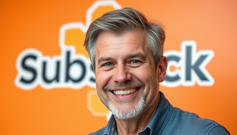 Former cable anchors Substack: Man smiling in front of logo