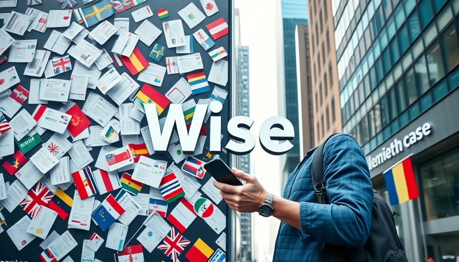 Calm the Chaos B2B Campaign Wise mural showcasing contrast in international payments.