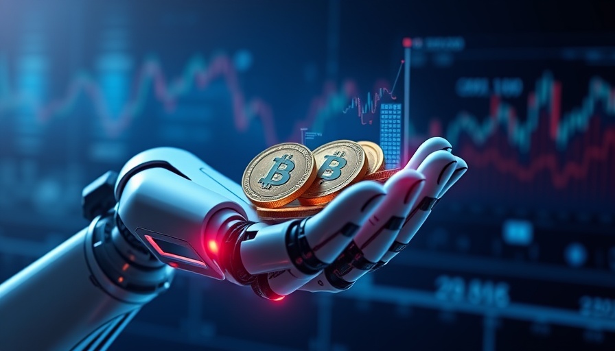 Futuristic robotic hand with digital finance concept, OCR technology benchmark.