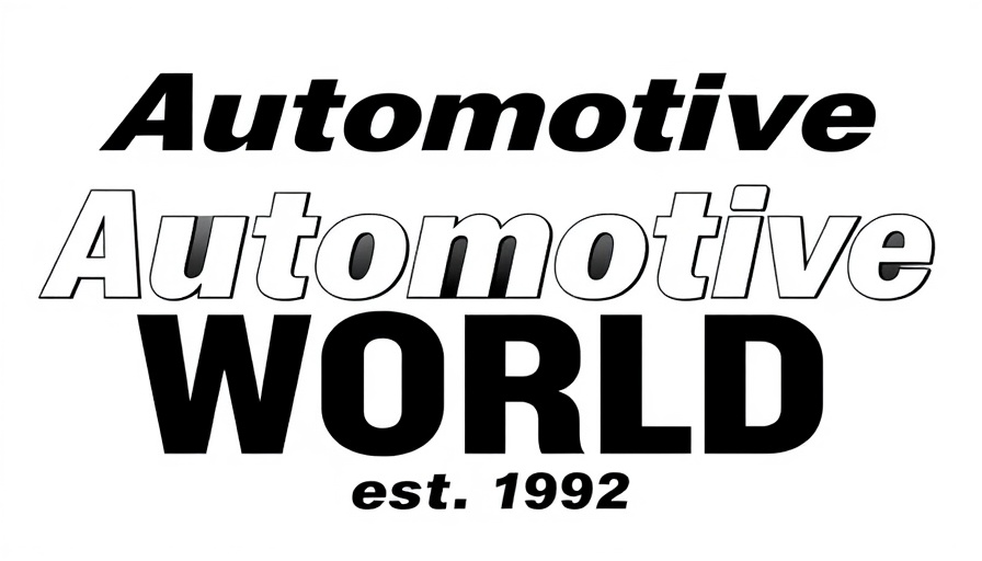 Modern logo of 'Automotive World' in bold typography.