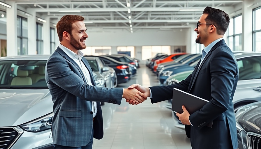 Profit Comply Selling System in action at car dealership.