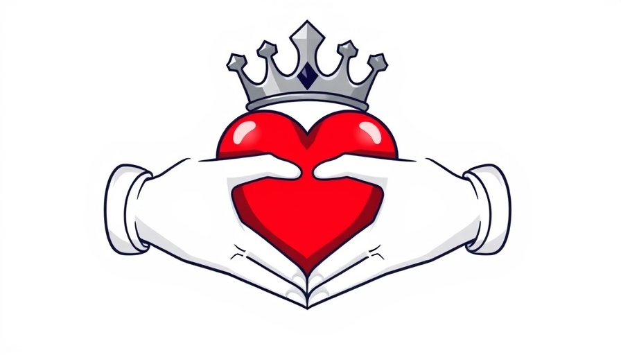 Claddagh symbol illustration emphasizing trust and loyalty.
