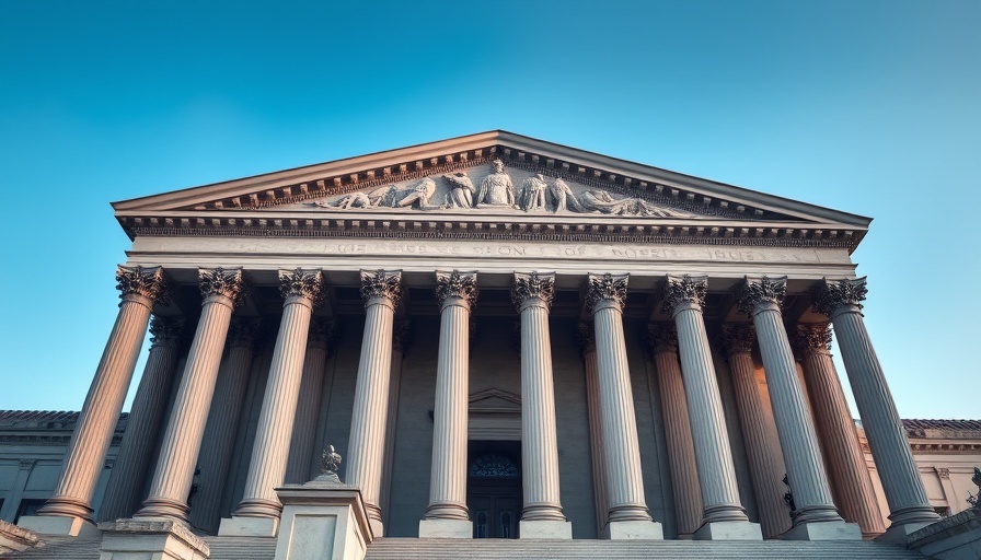 Majestic government building showcasing access to taxpayer data.