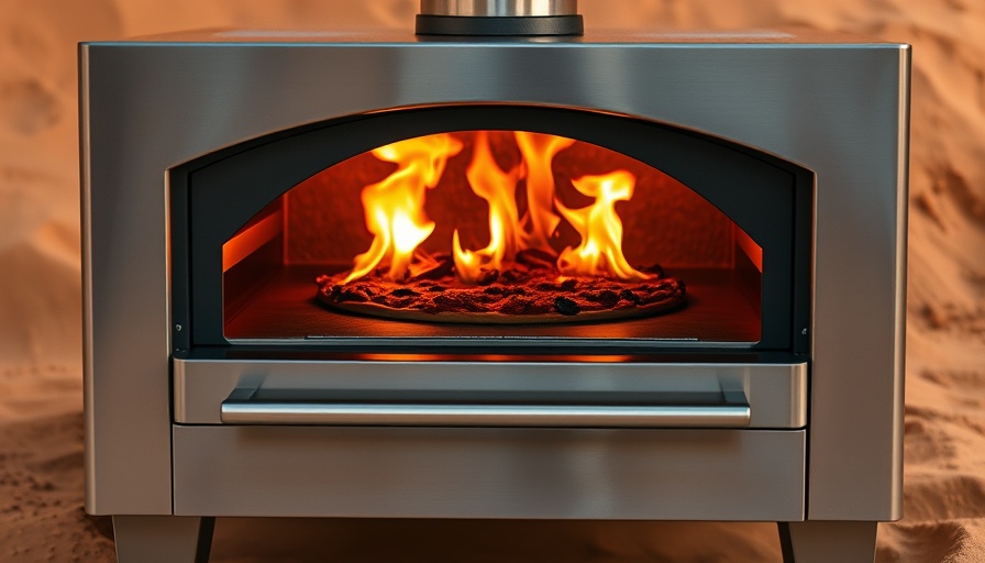 Sleek stainless steel pizza oven with flames, Best Pizza Ovens.