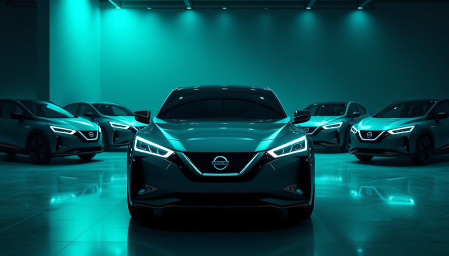 Nissan electric vehicles strategy showcased with sleek futuristic design.