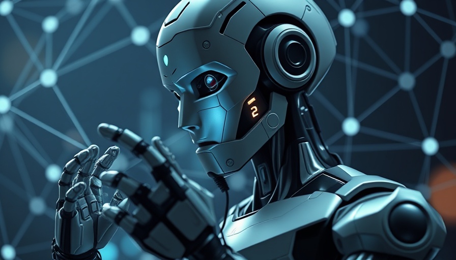 Futuristic robot illustrating AI Prompt based Data Wrangling.