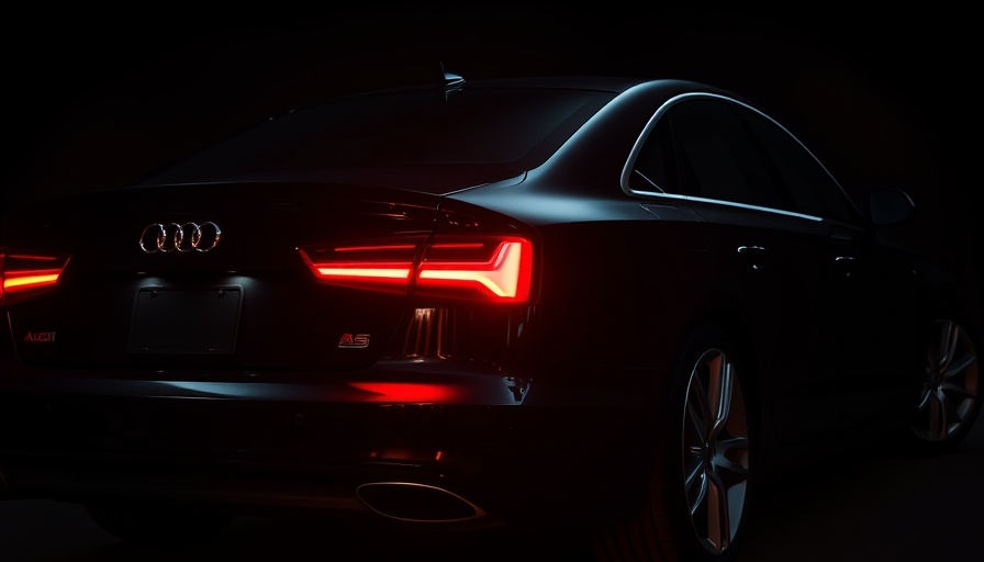 Audi A6 Sedan features, sleek taillight design.