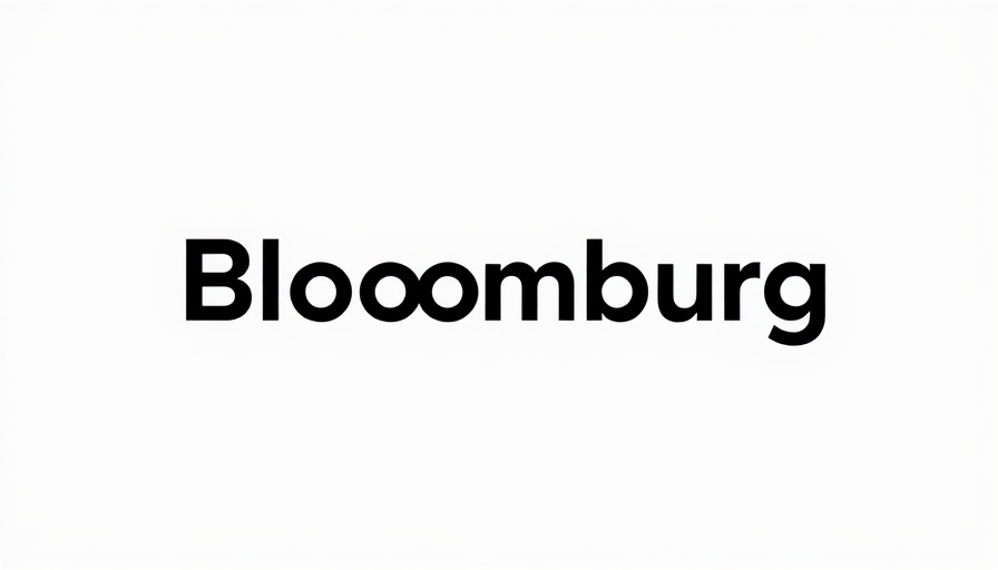 Elegant logo with 'Bloomberg' text on white background.