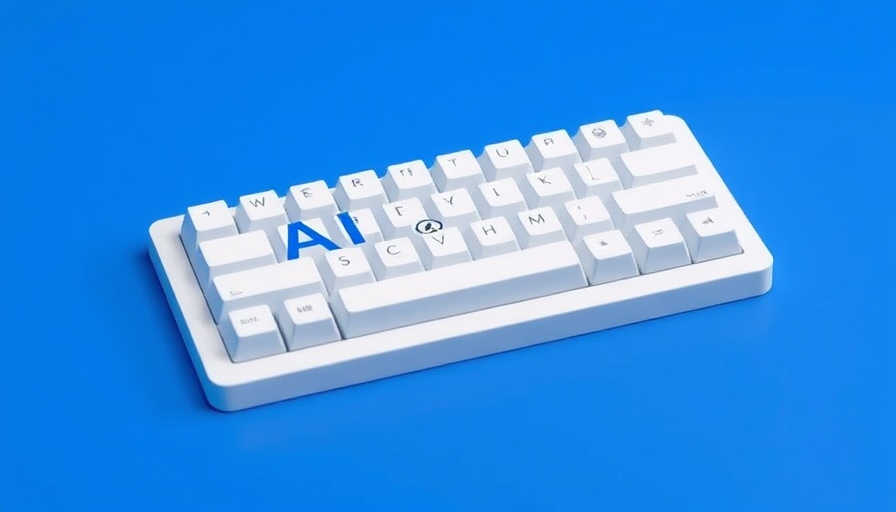 AI Tool Popularity 2025 concept art with AI keyboard key.