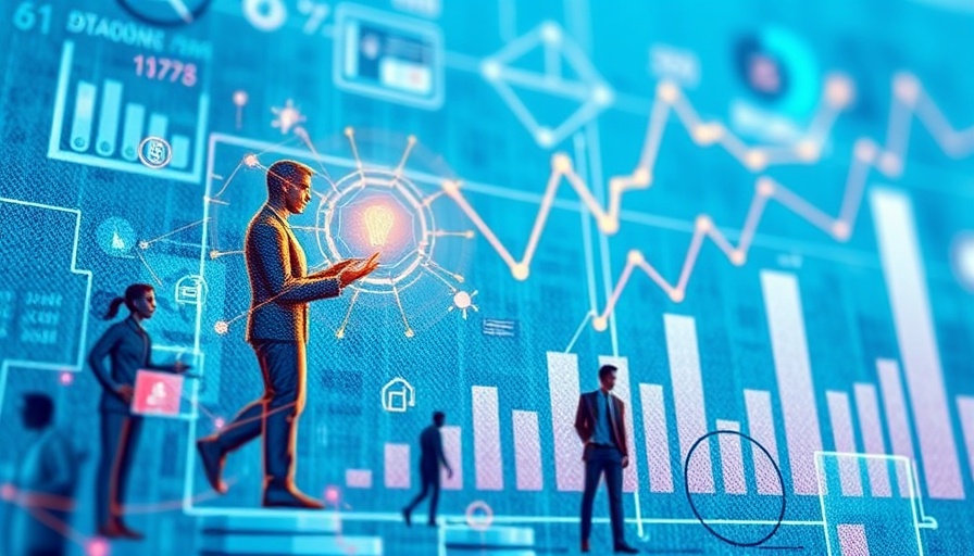 AI influence in labour economics illustration with data and figures.