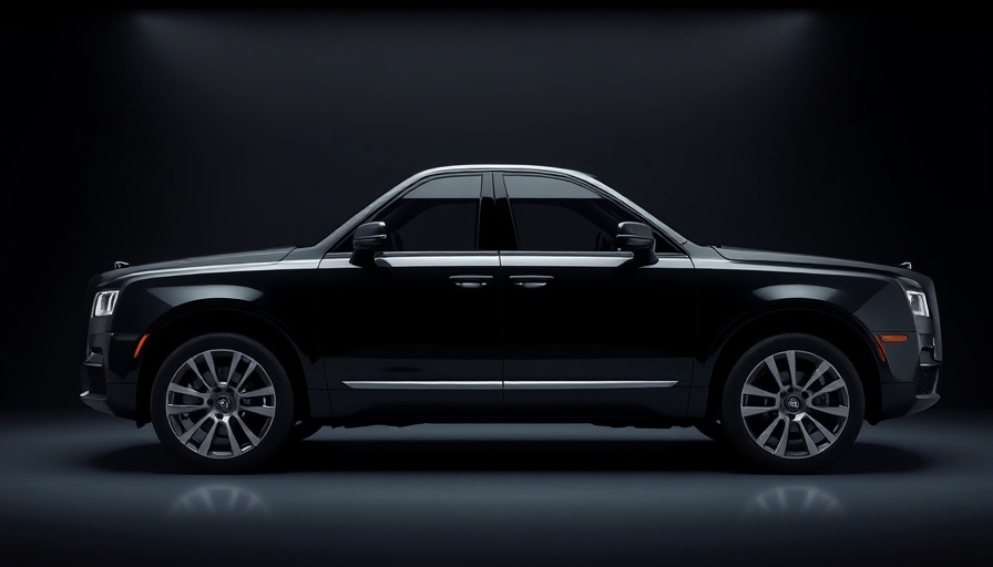 2027 Land Rover Baby Defender in a sleek black finish, luxury SUV profile