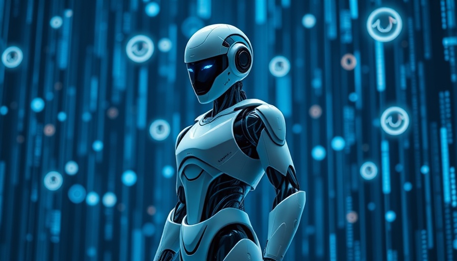 Futuristic humanoid robot symbolizing Dremio Lakehouse Intelligence.
