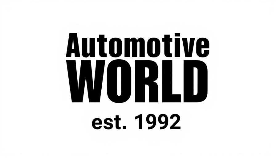 Bold logo of Automotive World est. 1992