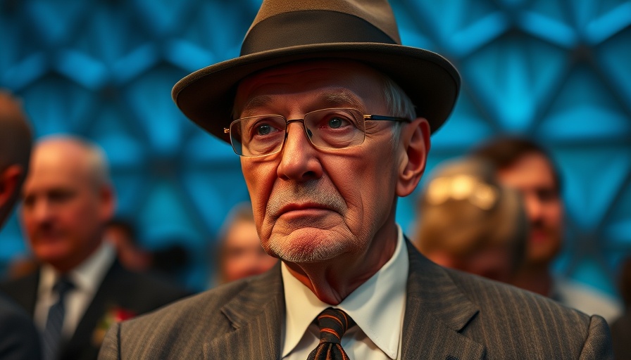 Distinguished man at event, AI in leadership strategies