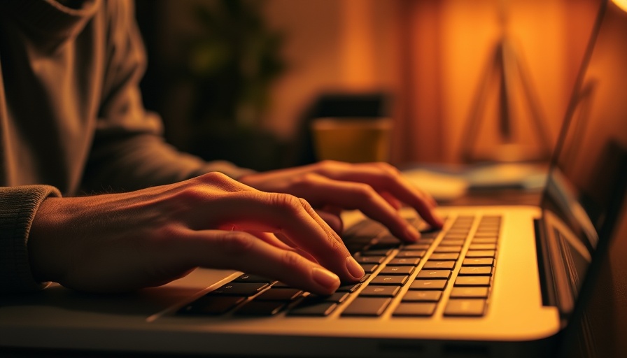 Closeup of typing hands on a keyboard, AI tools of 2025