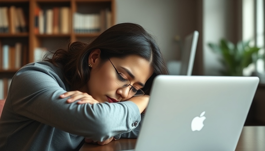Exhausted European startup founder working late hours in the office.