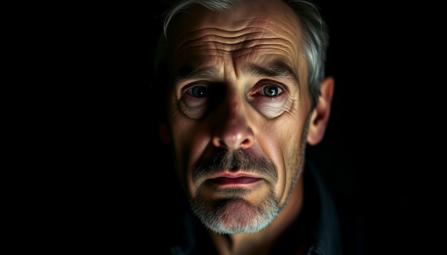 Mature man with thoughtful look in portrait for restaurant business insight.