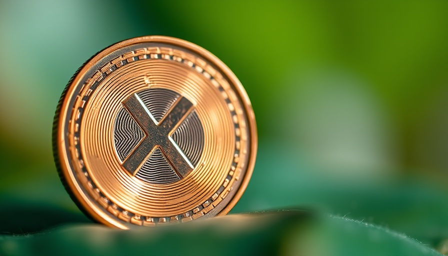 Copper Ripple coin highlighting world map, soft lighting.