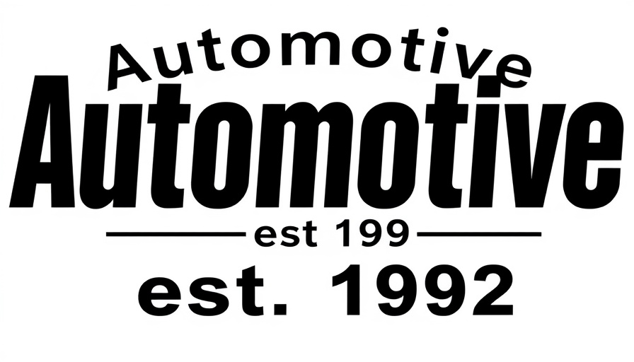 Automotive World logo from 1992, bold black text, minimalistic design