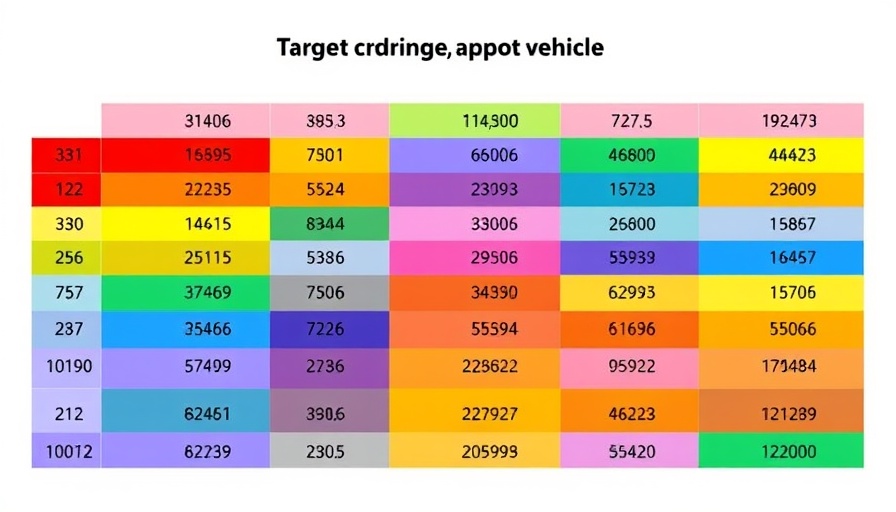 Target encoding table for CatBoost in machine learning