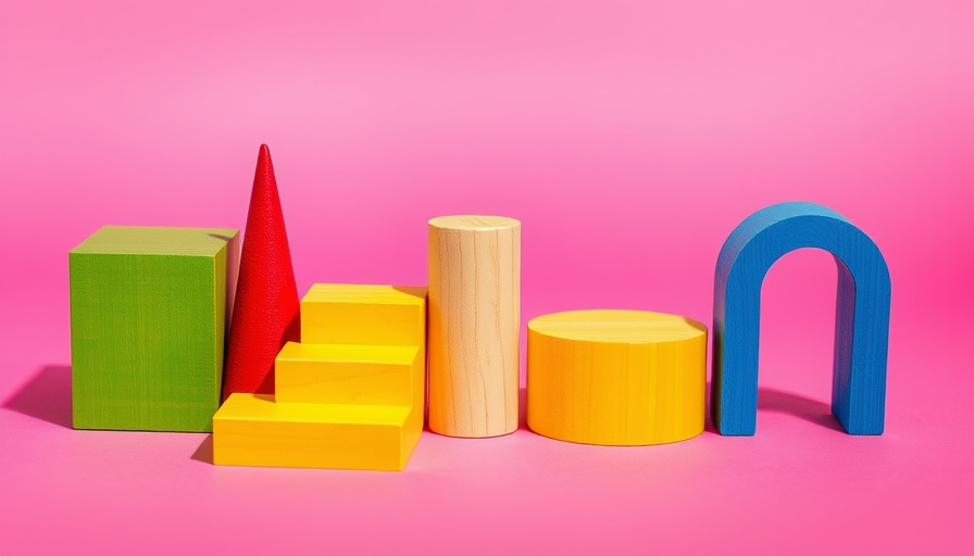 Vibrant geometric shapes symbolizing 5-level framework for AI agents