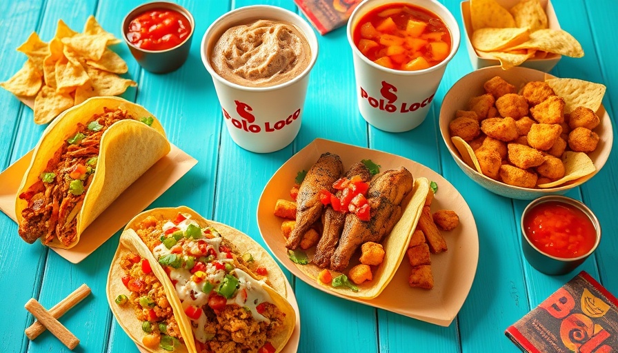 El Pollo Loco brand refresh meals with tacos and burritos.