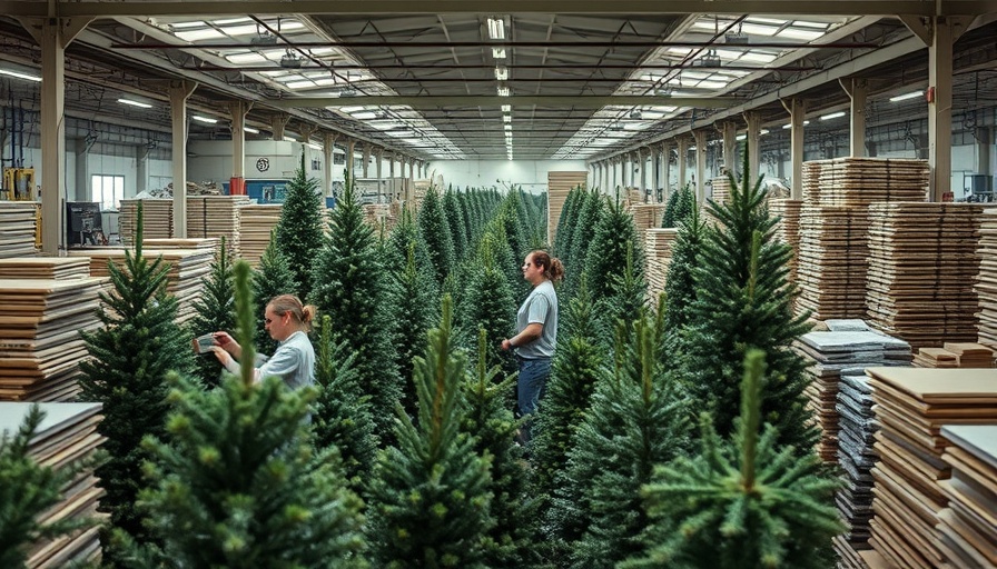 Industrial factory scene illustrating China's soft power in trade war.