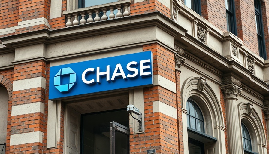 Chase Bank sign on a vintage brick building facade.