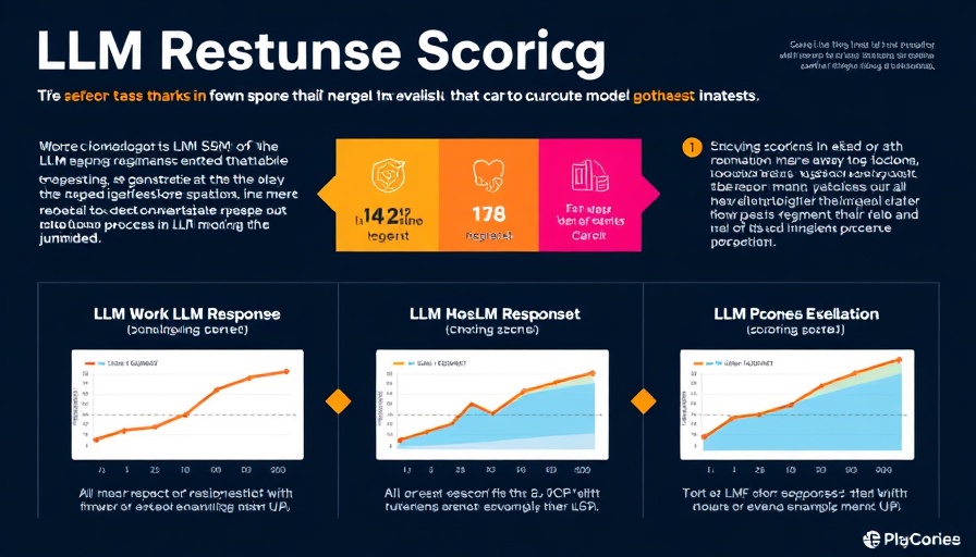 AWS LLM League graphic illustrating LLM response scoring.