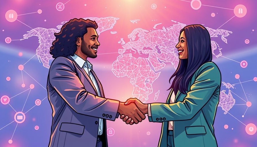 Digital illustration of decentralization and user empowerment.