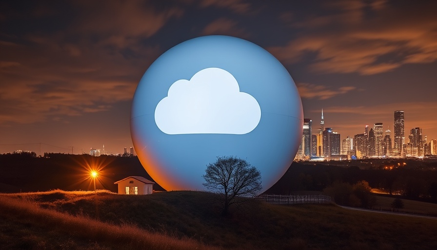 Google Cloud AI integration: digital sphere with logo at night.