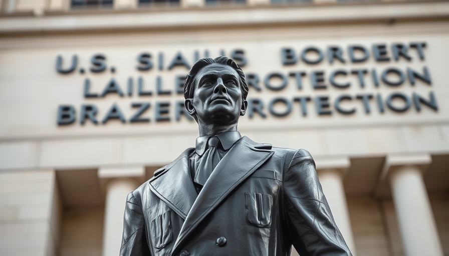 DHS Self-Deport Email Confusion: U.S. Customs and Border Protection building statue