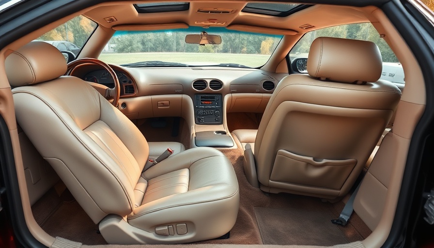 1999 Cadillac Eldorado interior showing luxurious design.