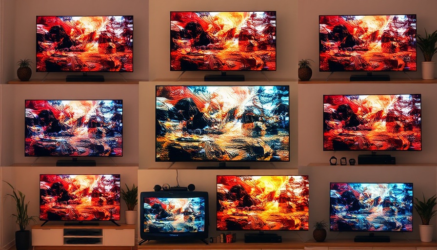 High-definition TV displays featuring vibrant images, perfect for best TV deals on 2024 models.