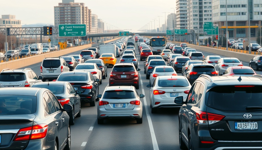 Pre-tariff car prices impact seen in heavy city traffic.