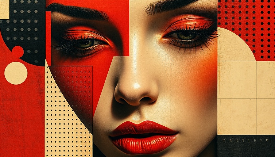 Abstract collage with face and bold patterns, symbolizing OpenAI GPT 4.1 models coding.