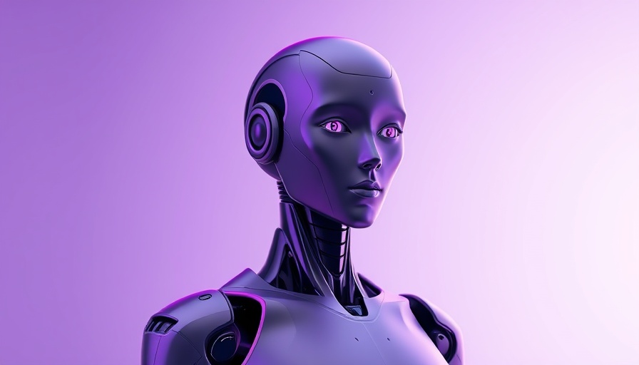 HARC for AI: Sleek humanoid robot in a futuristic setting