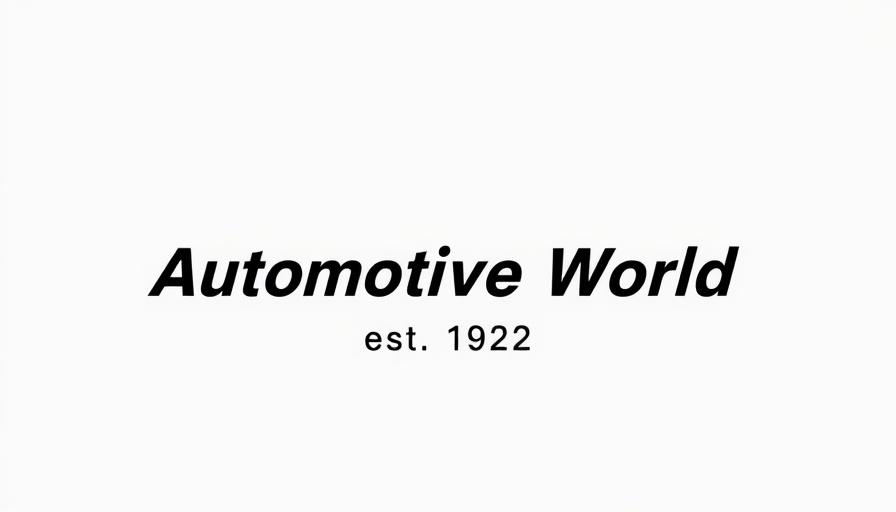 Automotive World logo with established date in black text.
